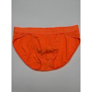 Todd Sanfield Men's Briefs Underwear Orange Elastic Waistband Small